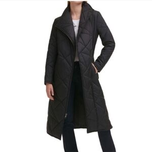 Karl Lagerfeld Black Quilted Jacket XL NWT